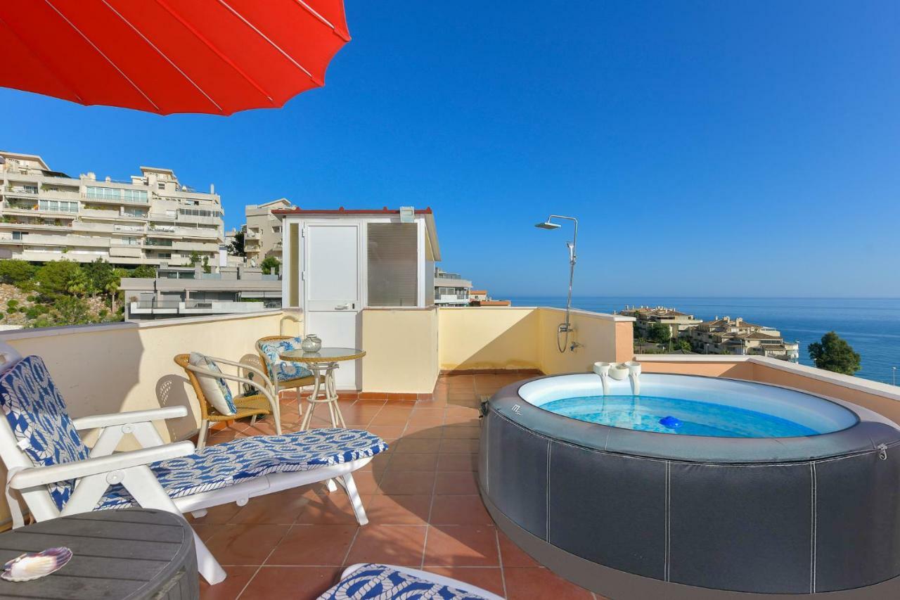 Bluebenalmadena 200Meters From The Beach With Jacuzzi And Rooftop Terrace (Adults Only) المظهر الخارجي الصورة