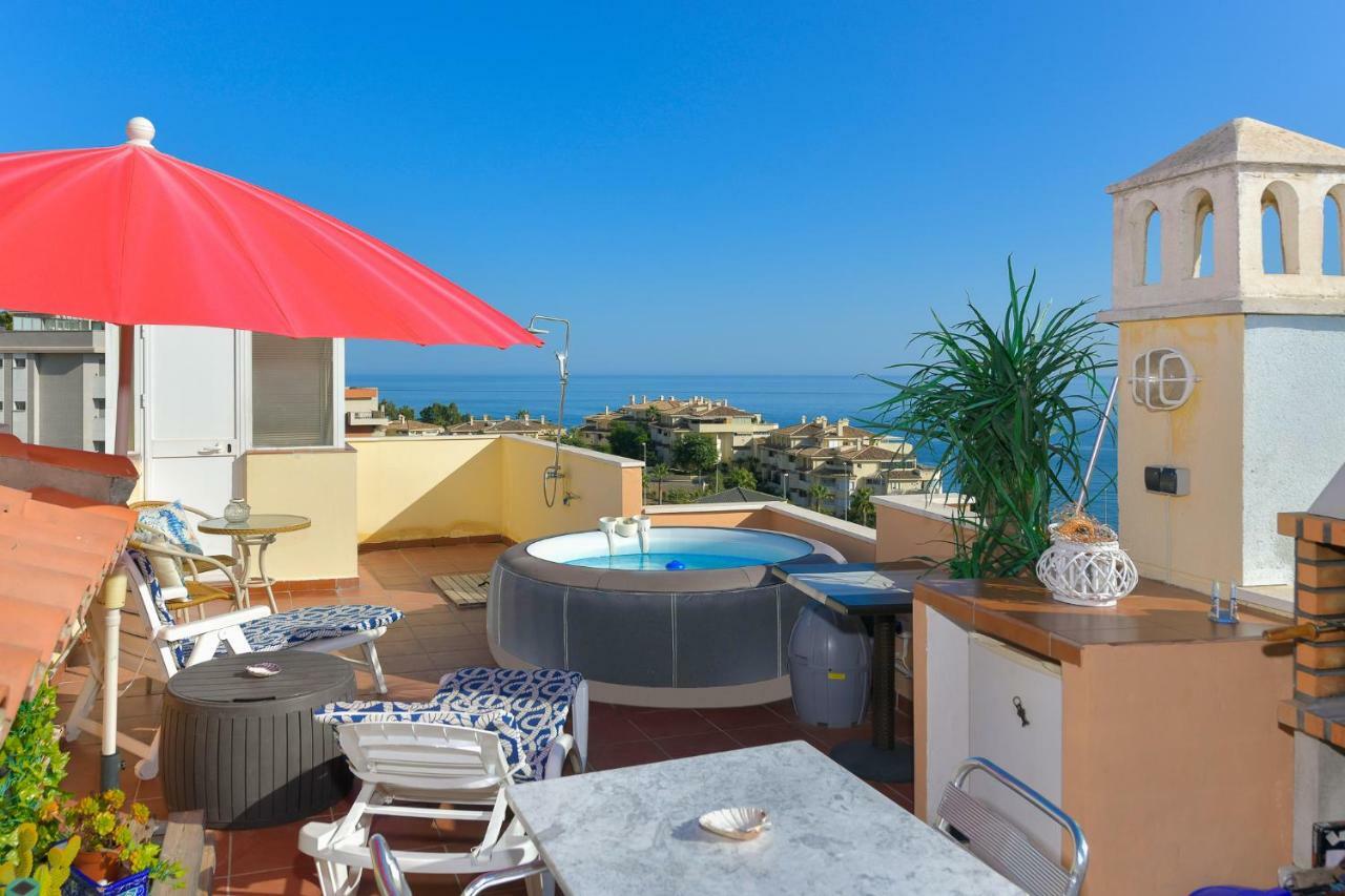 Bluebenalmadena 200Meters From The Beach With Jacuzzi And Rooftop Terrace (Adults Only) المظهر الخارجي الصورة